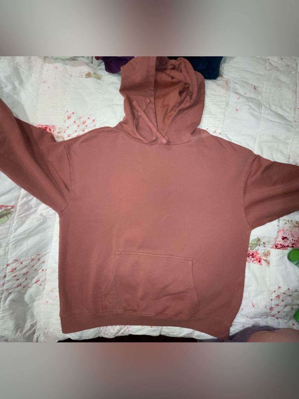 American Eagle Aerie Offline Light Orange Pullover Hoodie Sweatshirt